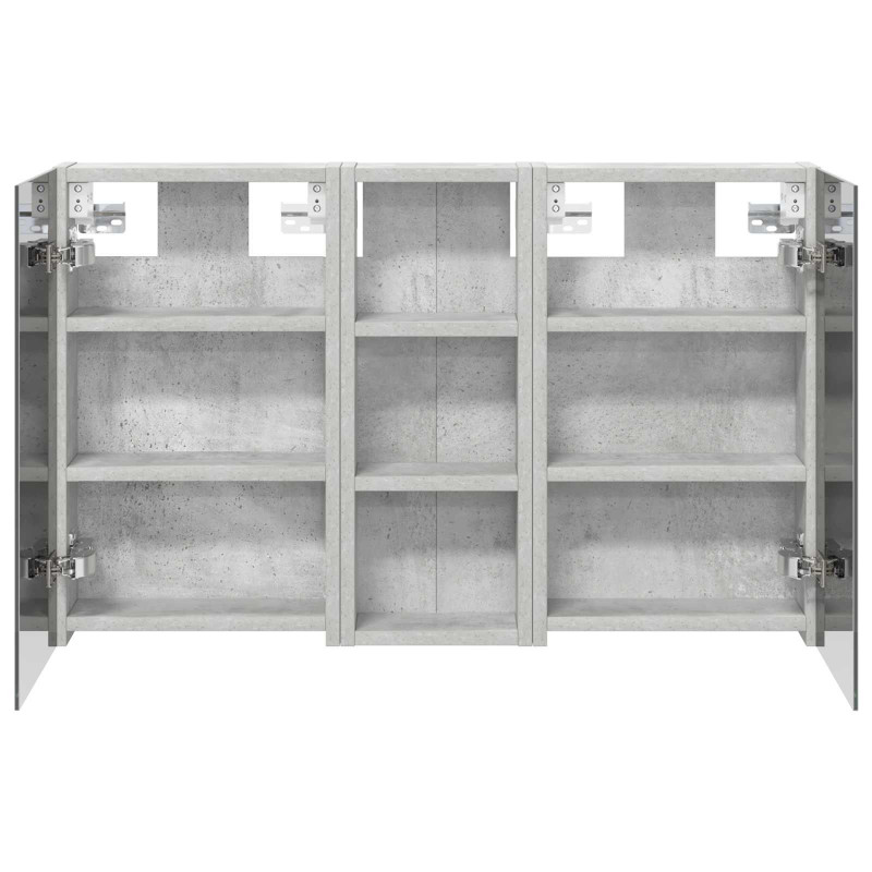 Zestaw Szafek Łazienkowych z półką 3 pcs 80 x 10,5 x 50 cm
