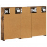 Zestaw Szafek Łazienkowych z półką 3 pcs 80 x 10,5 x 50 cm