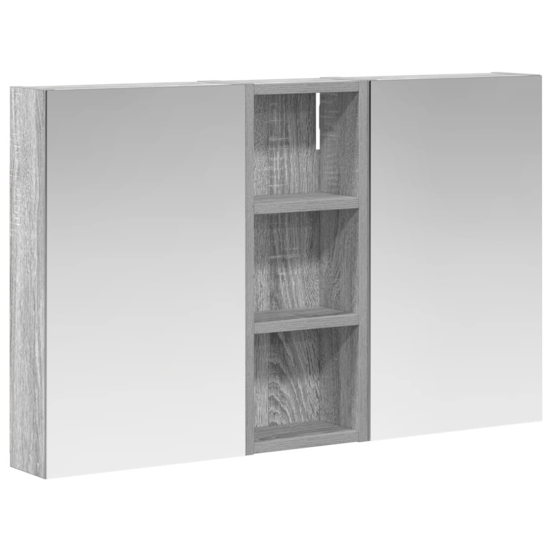 Zestaw Szafek Łazienkowych z półką 3 pcs 80 x 10,5 x 50 cm