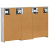 Zestaw Szafek Łazienkowych z półką 3 pcs 80 x 10,5 x 50 cm