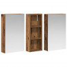 Zestaw Szafek Łazienkowych z półką 3 pcs 80 x 10,5 x 50 cm
