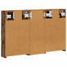 Zestaw Szafek Łazienkowych z półką 3 pcs 80 x 10,5 x 50 cm