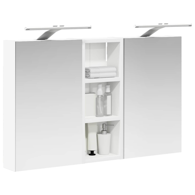 Zestaw Szafek Łazienkowych z półką 3 pcs 80 x 10,5 x 50 cm