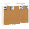 Zestaw Szafek Łazienkowych z półką 3 pcs 80 x 10,5 x 50 cm