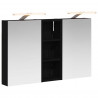 Zestaw Szafek Łazienkowych z półką 3 pcs 80 x 10,5 x 50 cm