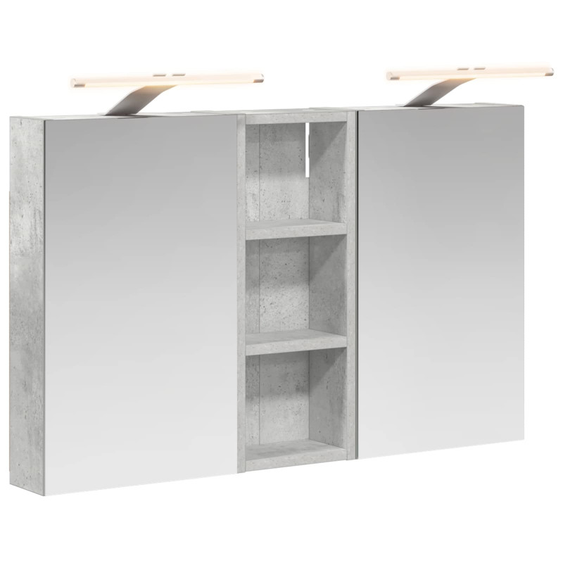 Zestaw Szafek Łazienkowych z półką 3 pcs 80 x 10,5 x 50 cm