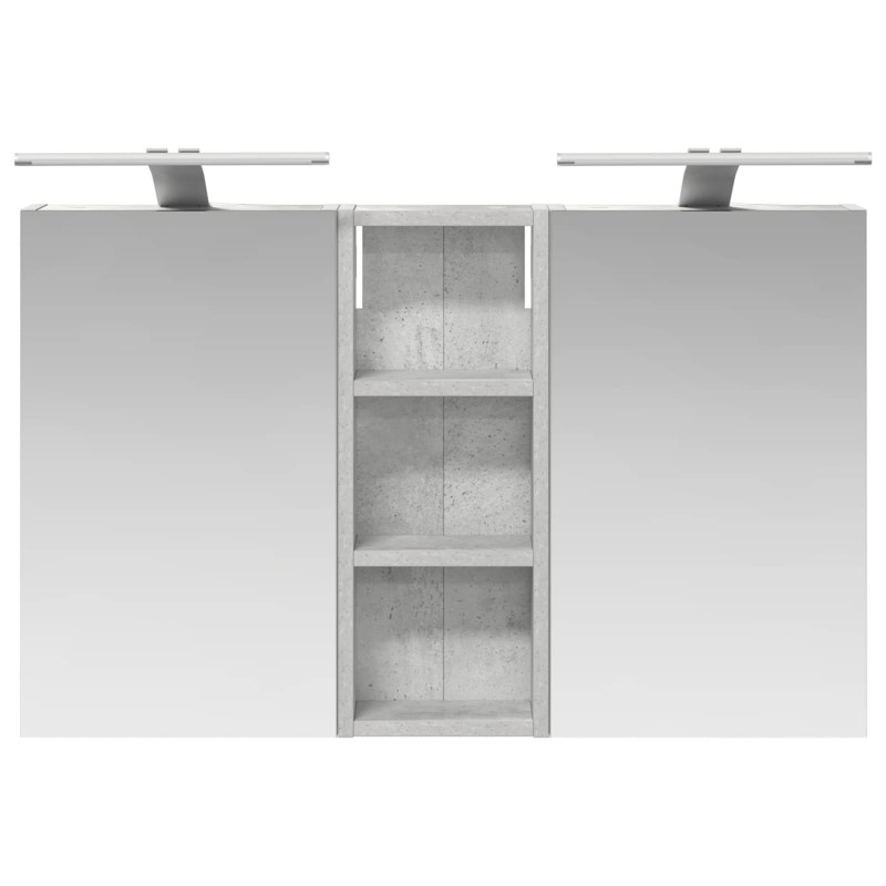 Zestaw Szafek Łazienkowych z półką 3 pcs 80 x 10,5 x 50 cm