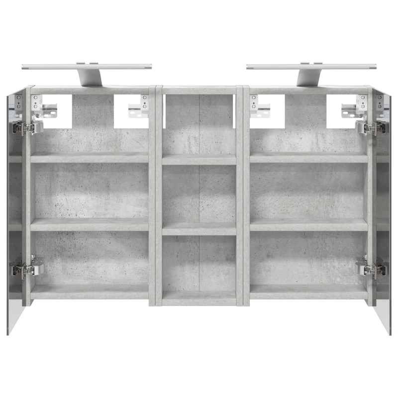 Zestaw Szafek Łazienkowych z półką 3 pcs 80 x 10,5 x 50 cm