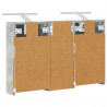 Zestaw Szafek Łazienkowych z półką 3 pcs 80 x 10,5 x 50 cm