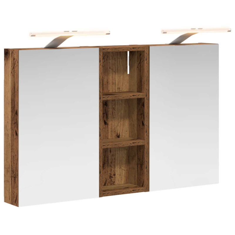 Zestaw Szafek Łazienkowych z półką 3 pcs 80 x 10,5 x 50 cm