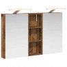 Zestaw Szafek Łazienkowych z półką 3 pcs 80 x 10,5 x 50 cm