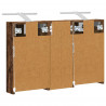 Zestaw Szafek Łazienkowych z półką 3 pcs 80 x 10,5 x 50 cm