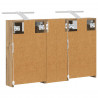 Zestaw Szafek Łazienkowych z półką 3 pcs 80 x 10,5 x 50 cm