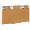 Zestaw Szafek Łazienkowych z półką 3 pcs 90 x 10,5 x 50 cm