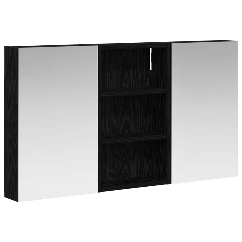 Zestaw Szafek Łazienkowych z półką 3 pcs 90 x 10,5 x 50 cm