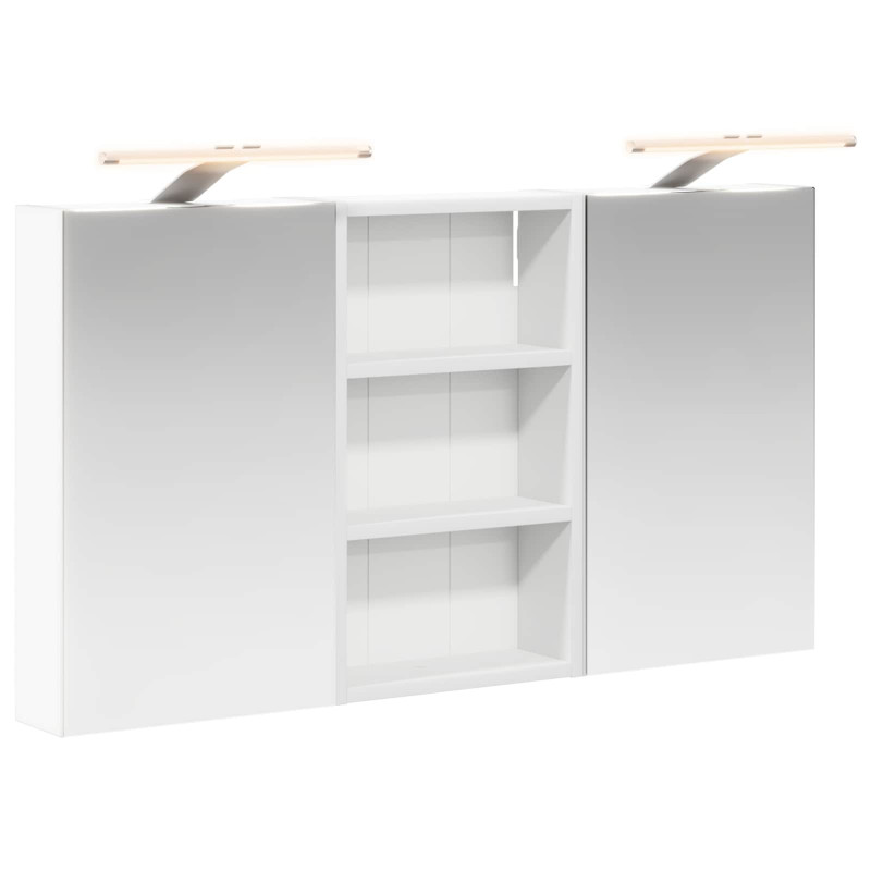 Zestaw Szafek Łazienkowych z półką 3 pcs 90 x 10,5 x 50 cm
