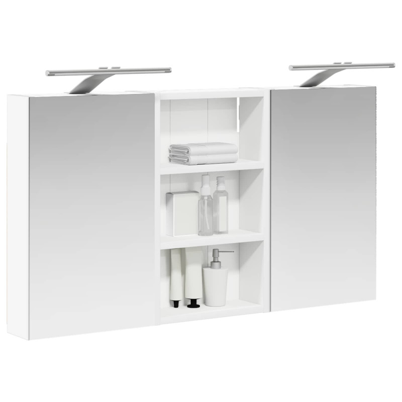 Zestaw Szafek Łazienkowych z półką 3 pcs 90 x 10,5 x 50 cm
