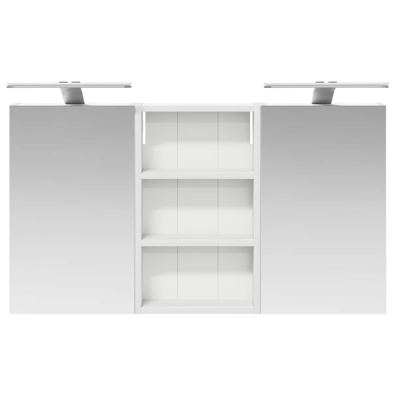 Zestaw Szafek Łazienkowych z półką 3 pcs 90 x 10,5 x 50 cm