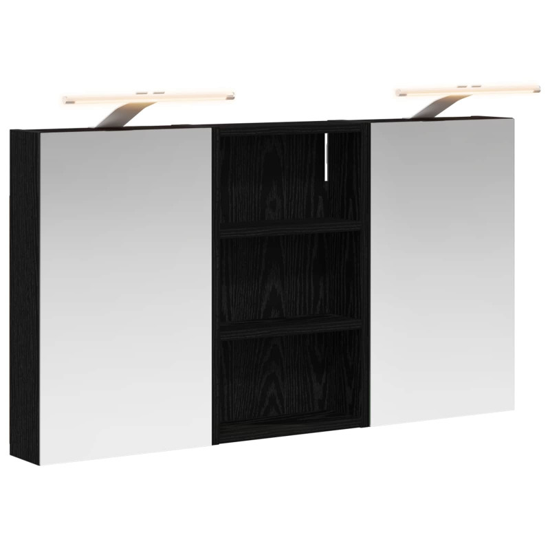 Zestaw Szafek Łazienkowych z półką 3 pcs 90 x 10,5 x 50 cm