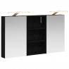 Zestaw Szafek Łazienkowych z półką 3 pcs 90 x 10,5 x 50 cm