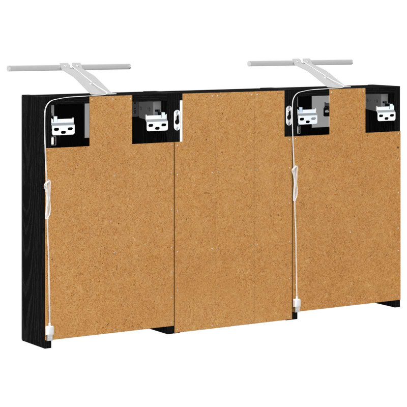 Zestaw Szafek Łazienkowych z półką 3 pcs 90 x 10,5 x 50 cm