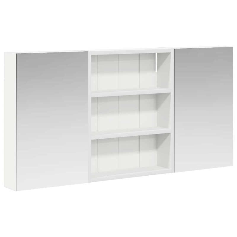 Zestaw Szafek Łazienkowych z półką 3 pcs 100 x 10,5 x 50 cm
