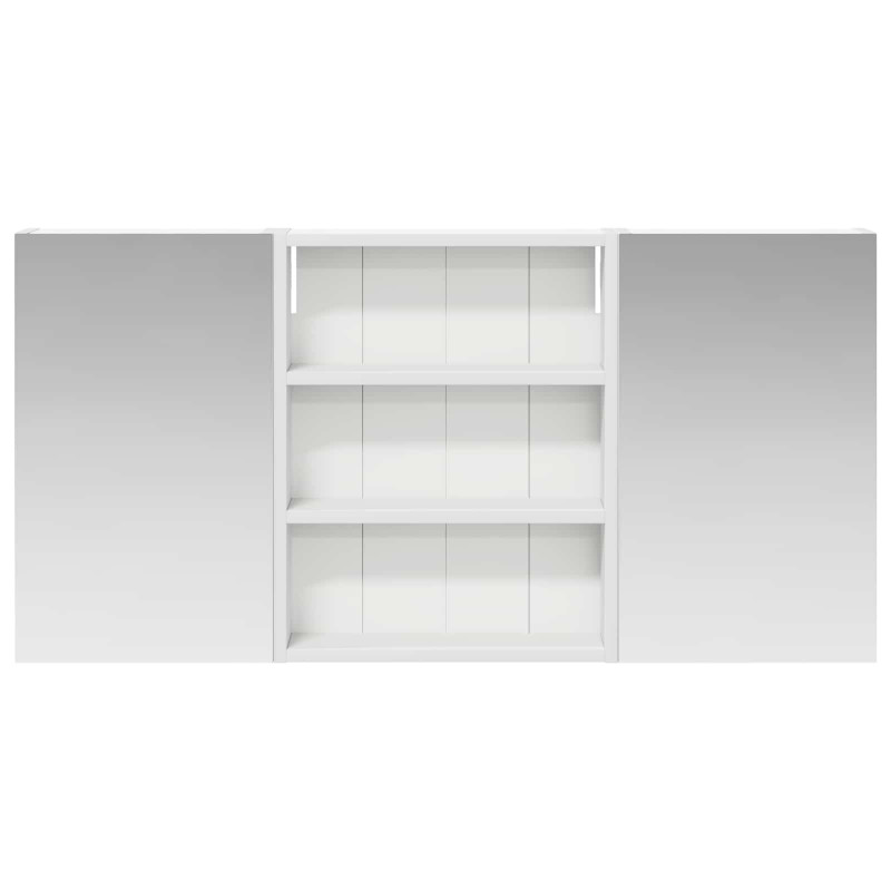 Zestaw Szafek Łazienkowych z półką 3 pcs 100 x 10,5 x 50 cm