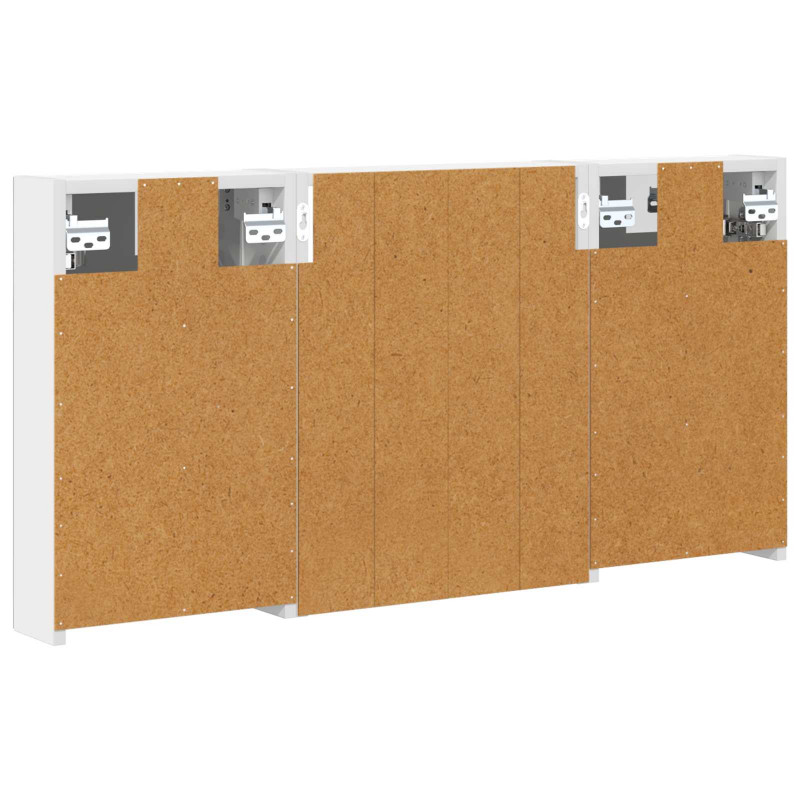Zestaw Szafek Łazienkowych z półką 3 pcs 100 x 10,5 x 50 cm