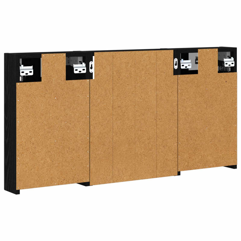 Zestaw Szafek Łazienkowych z półką 3 pcs 100 x 10,5 x 50 cm