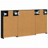 Zestaw Szafek Łazienkowych z półką 3 pcs 100 x 10,5 x 50 cm