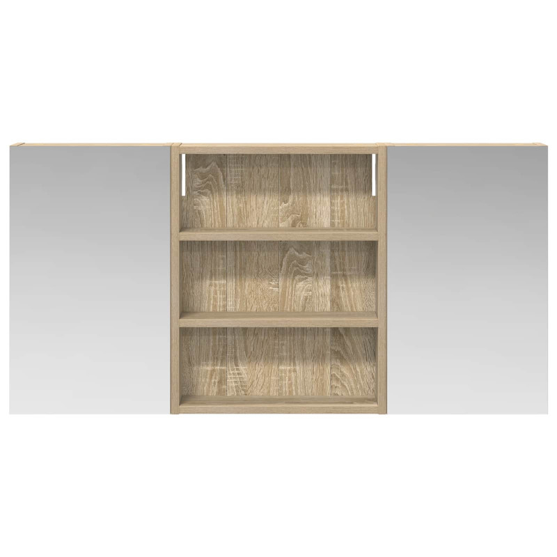 Zestaw Szafek Łazienkowych z półką 3 pcs 100 x 10,5 x 50 cm