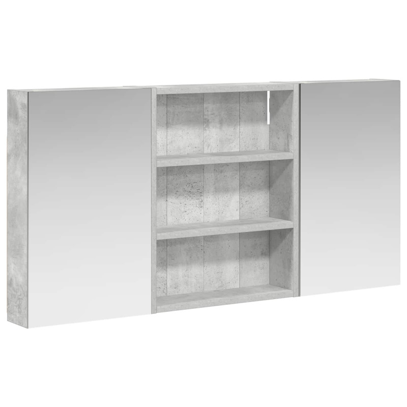 Zestaw Szafek Łazienkowych z półką 3 pcs 100 x 10,5 x 50 cm