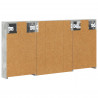 Zestaw Szafek Łazienkowych z półką 3 pcs 100 x 10,5 x 50 cm