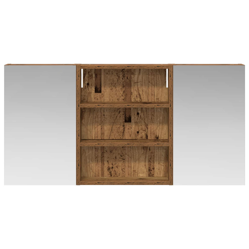 Zestaw Szafek Łazienkowych z półką 3 pcs 100 x 10,5 x 50 cm