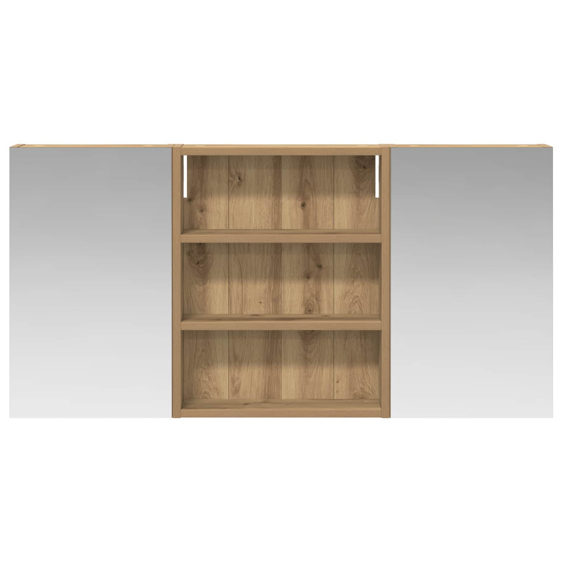 Zestaw Szafek Łazienkowych z półką 3 pcs 100 x 10,5 x 50 cm