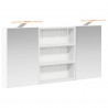 Zestaw Szafek Łazienkowych z półką 3 pcs 100 x 10,5 x 50 cm