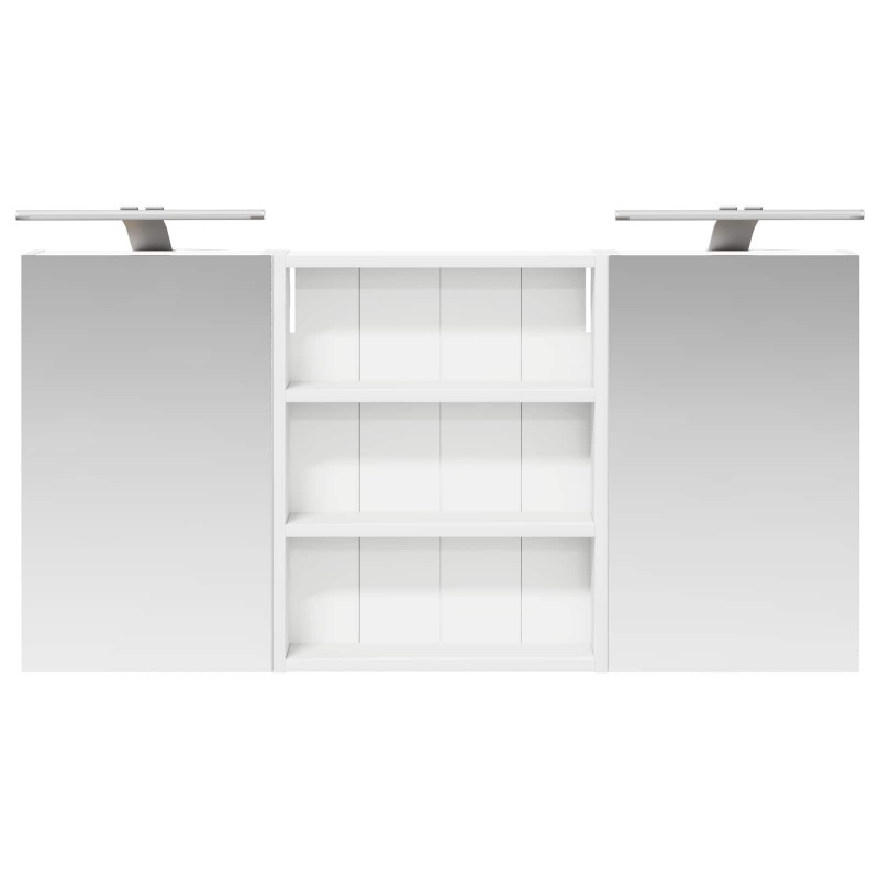 Zestaw Szafek Łazienkowych z półką 3 pcs 100 x 10,5 x 50 cm