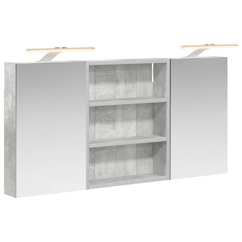 Zestaw Szafek Łazienkowych z półką 3 pcs 100 x 10,5 x 50 cm