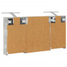 Zestaw Szafek Łazienkowych z półką 3 pcs 100 x 10,5 x 50 cm