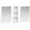 Zestaw Szafek Łazienkowych z półką 3 pcs 100 x 10,5 x 60,5 cm