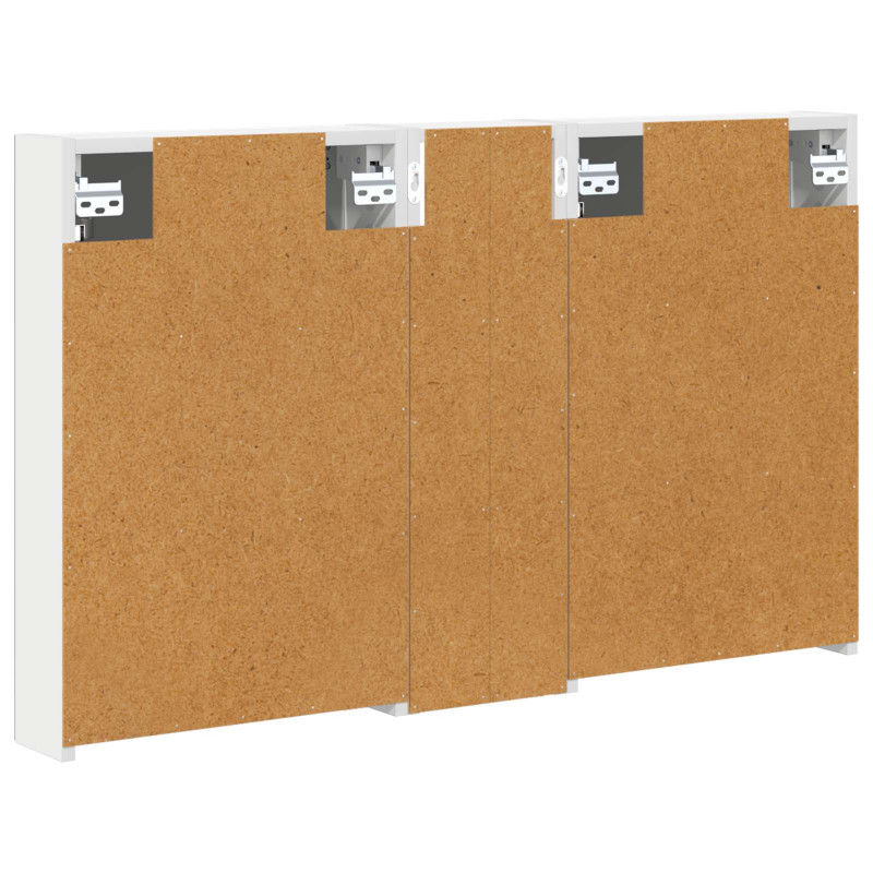 Zestaw Szafek Łazienkowych z półką 3 pcs 100 x 10,5 x 60,5 cm