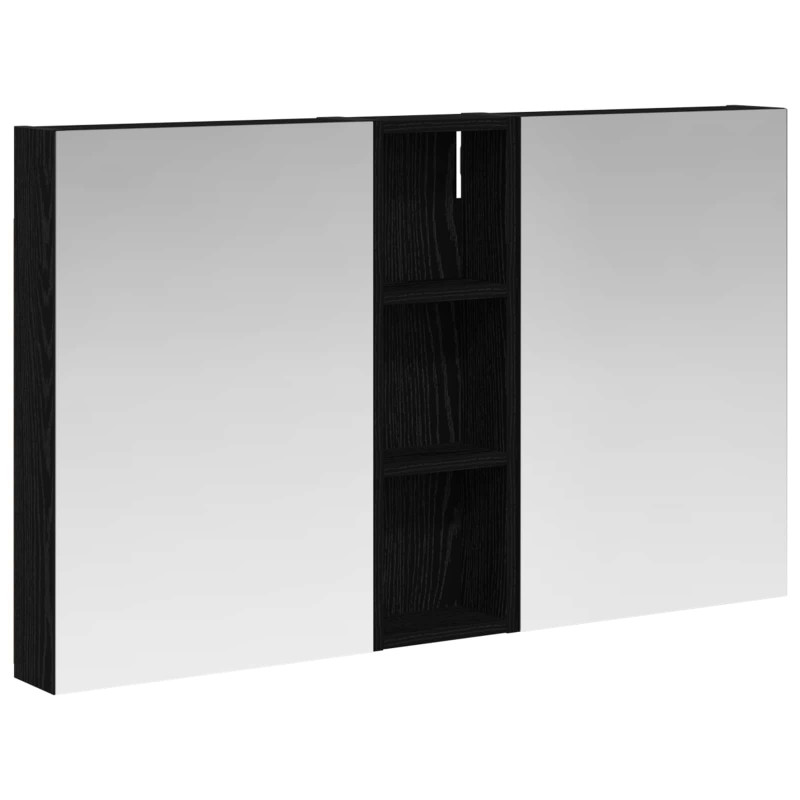 Zestaw Szafek Łazienkowych z półką 3 pcs 100 x 10,5 x 60,5 cm