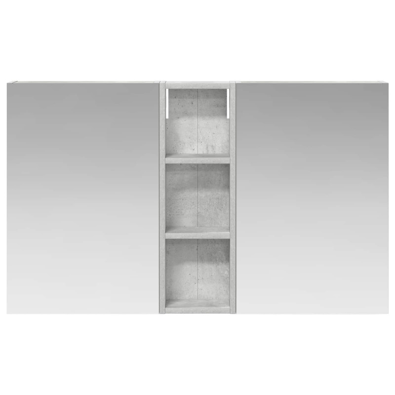 Zestaw Szafek Łazienkowych z półką 3 pcs 100 x 10,5 x 60,5 cm