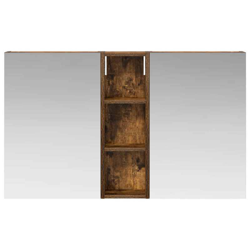 Zestaw Szafek Łazienkowych z półką 3 pcs 100 x 10,5 x 60,5 cm