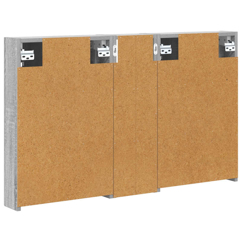 Zestaw Szafek Łazienkowych z półką 3 pcs 100 x 10,5 x 60,5 cm