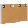 Zestaw Szafek Łazienkowych z półką 3 pcs 100 x 10,5 x 60,5 cm