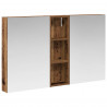 Zestaw Szafek Łazienkowych z półką 3 pcs 100 x 10,5 x 60,5 cm