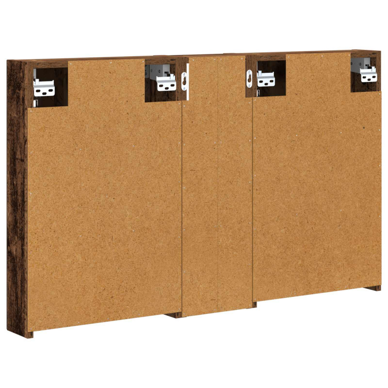 Zestaw Szafek Łazienkowych z półką 3 pcs 100 x 10,5 x 60,5 cm