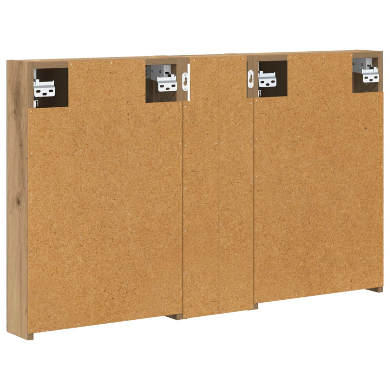 Zestaw Szafek Łazienkowych z półką 3 pcs 100 x 10,5 x 60,5 cm