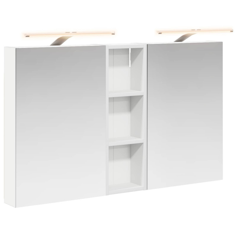 Zestaw Szafek Łazienkowych z półką 3 pcs 100 x 10,5 x 60,5 cm
